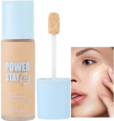 AEPRUY Waterproof Long Lasting Skin Finish Buildable Coverage Matte Finish Foundation(Ivory, 30 ml)