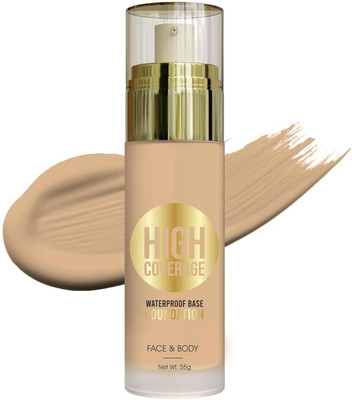 FLORERO High coverage creamy matte liquid foundation Foundation(BEIGE, 55 g)