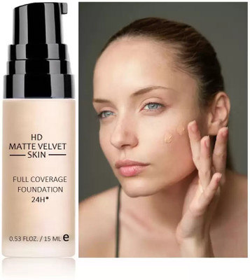 GFSU - GO FOR SOMETHING UNIQUE High Coverage Waterproof Base  Foundation(beige, 15 ml)