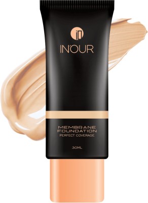 INOUR Membrane Perfect Full Coverage Lightweight Face Makeup Foundation(Sand Beige, 30 ml)