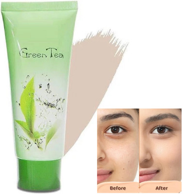 GABBU green tea foundation makeup foundation Foundation(MEDIUM, 60 g)