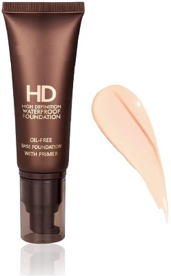 Yuency HD HIGH DEFINITION WATERPROOF FOUNDATION WITH PRIMER OIL FREE  Foundation(BEIGE, 60 ml)