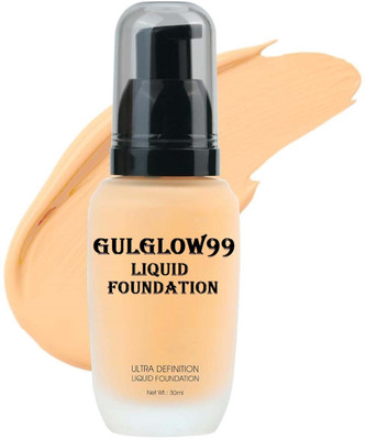 GULGLOW99 Ultra Definition Liquid Foundation Lightweight & Long Lasting Natural ivory Foundation(NATURAL IVORY, 30 ml)