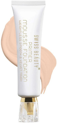 SWISS BEAUTY Primer Mousse foundation Foundation(03 Natural Beige, 30 ml)