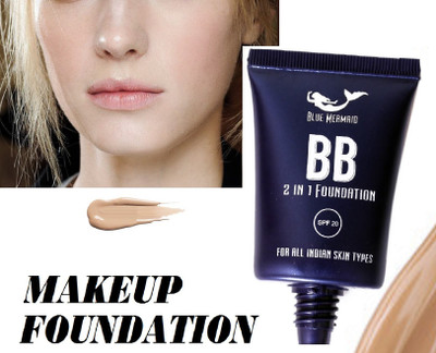 BLUEMERMAID Waterproof Full Coverage Foundation Smooth Long-Lasting Foundation(natural beige, 30 ml)