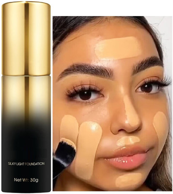 DARVING Full Coverage Liquid Foundation Makeup Lightweight Long Lasting Waterproof Foundation(beige, 30 g)