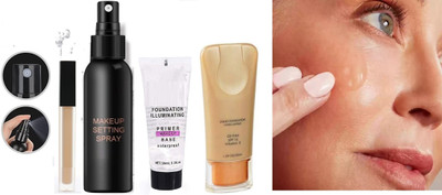 AFARAXIA Flawless Finish Medium Coverage Foundation For Normal Skin Type Foundation(beigh, transprant, 230 ml)