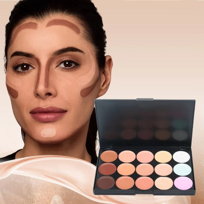 YAWI MULTISHADE color contour/ concealer / highlighter palette Foundation(MULTICOLOUR, 18 g)