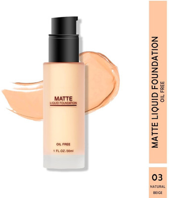 GFSU - GO FOR SOMETHING UNIQUE Matte & Poreless Long-lasting Full Coverage Foundation for Women Foundation(beige, 30 ml)