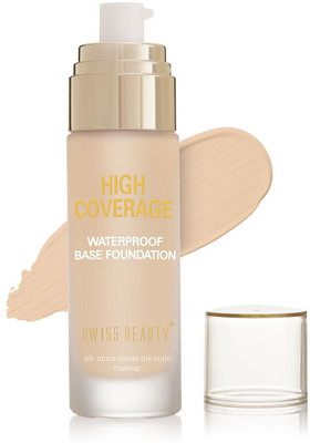 SWISS BEAUTY High Coverage Waterproof Base Foundation - Natural Beige 03 Foundation(Beige, 55 g)