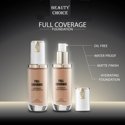Sheny Coverage Waterproof Base Matte Liquid Foundation (BEIGE, 45 g) Foundation(beige, 45 ml)
