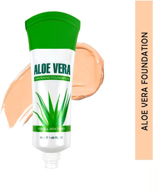 GFSU - GO FOR SOMETHING UNIQUE ALOE VERA WHITENING Foundation - Radiant and Nourishing Coverage (NATURAL BEIGE) Foundation(NATURAL BEIGE, 50 ml)