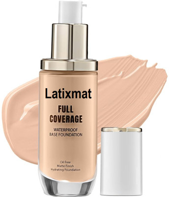 Latixmat Matte Finish Foundation Base Full Coverage  Foundation(NATURAL, 45 ml)