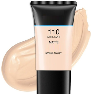 GFSU - GO FOR SOMETHING UNIQUE Liquid Foundation Matte with Poreless IWhite Ivory  Foundation(ivory, 18 ml)