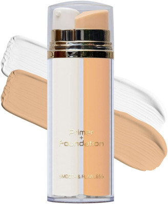 DARYUE Smoothening, Lightweight, Matte Finish 2 in 1 Primer &  Foundation(Beige, 30 ml)