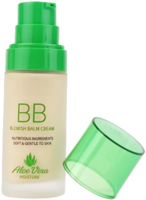 HUZURLU Blemish Balm Cream Green Tea Moisture  Foundation(IVORY, 30 ml)