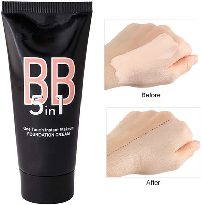MYEONG Light Oil Free Face Makeup Face Cream Complexion Care Full Coverage Long Lasting Foundation(BEIGE, 60 ml)
