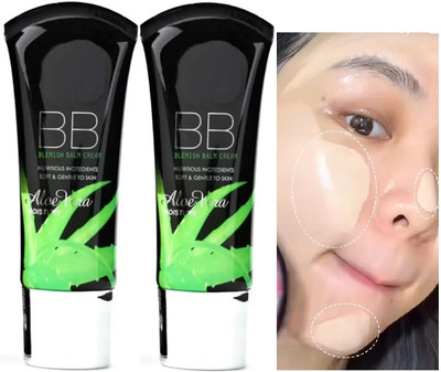 tanvi27 Best Moisturizing Concealer Liquid Foundation Whitening Aloevera BB Cream Foundation(IVORY, 76 ml)