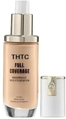 THTC Waterproof with Matte Finish For Glowing Skin With SPF 45 Oil Control  Foundation(skin, 45 ml)
