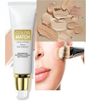 Luipui smudge proof matte make up base foundation pack of 1 Foundation(BEIGE, 50 ml)