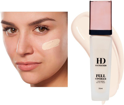 SEUNG Professional New HD Liquid Foundation Matte Finish Liquid  Foundation(IVORY, 35 ml)