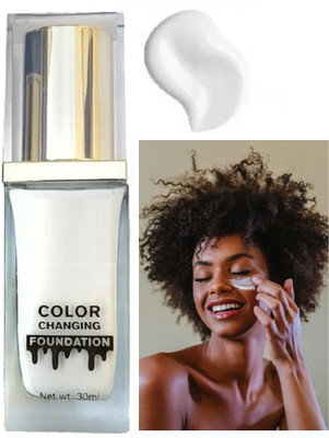 Jiwoo Long Lasting Waterproof Color Changing Foundation with Satin Finish Foundation(WHITE, 30 ml)