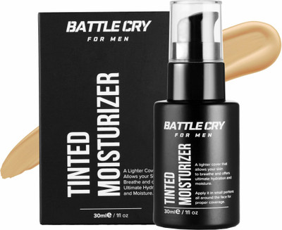 Battlecry Tinted Moisturizer for Men Foundation(Medium, 30 ml)
