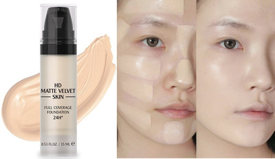 GABBU Korean Oil-Control & Hydrating Formula | Lightweight & Smooth Texture Foundation(WHITE IVORY, 15 ml)