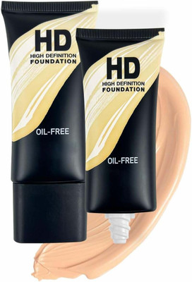 MYEONG Flawless Definition HD Full Coverage Foundation For All Skin Types Foundation(WHITE IVORY, 50 g)