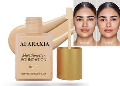 AFARAXIA Long Lasting Multi Function Foundation can be used as Highlighter for Women Foundation(Skin, 30 ml)
