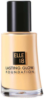 ELLE 18 Lasting Glow  Foundation(02 Marble, 27 ml)