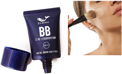 BLUEMERMAID HIGH COVERAGE BB CREAM FOUNDATION BEST FOR MAKEUP Foundation(IVORY, 30 ml)