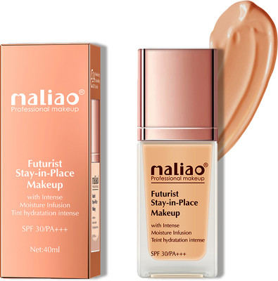 maliao Futurist Stay-In-Place Makeup (Full Coverage,Tint Moisturizer, All Skin Types) Foundation(Sand Beige, 30 ml)