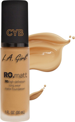 CYB Matte Liquid Foundation - Full Coverage, Oil-Free, Long-Lasting, 30ml Foundation(Beige, 30 ml)