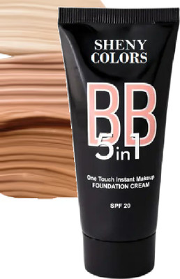 SHENY COLORS NATURAL BB CREAM For Face Makeup With Full Coverage (PACK OF 1) Foundation(BEIGE, 60 g)
