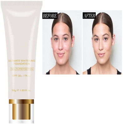 HUZURLU Full Coverage Liquid Foundation Makeup Foundation(Ivory, 50 g)