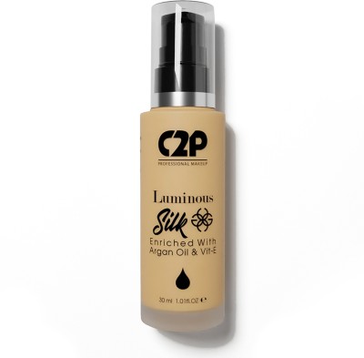 C2P Professional Makeup Luminous Silk Full Coverage Long-Lasting & Waterproof Liquid Foundation(FAIR 01, 30 ml)