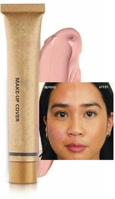 WOONGMI Waterproof Full Coverage Matte Liquid Foundation Cream For Oily Skin  Foundation(Soft Pink, 30 ml)