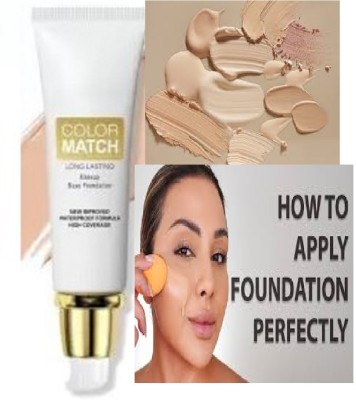 Luipui best make up base foundation waterproof pack of 1 Foundation(BEIGE, 50 ml)