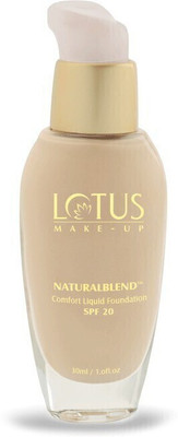 LOTUS MAKE - UP Natural blend Comfort Liquid SPF-20,buff-320 Foundation(Buff-320, 30 ml)