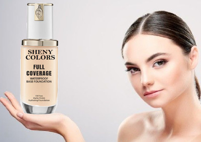 SHENY COLORS Looking Beautiful for Face Makeup /Oil Free / Full Coverage  Foundation(BEIGE, 45 ml)