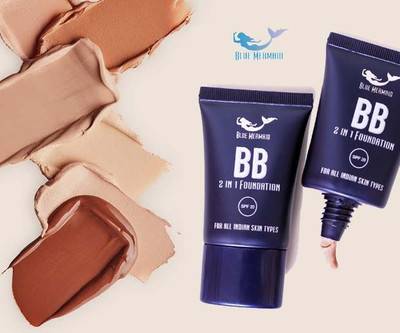 BLUEMERMAID CREAMY FOUNDATION MADE WITH SWEAT PROOF FORMULA Foundation(BEIGE, 30 ml)