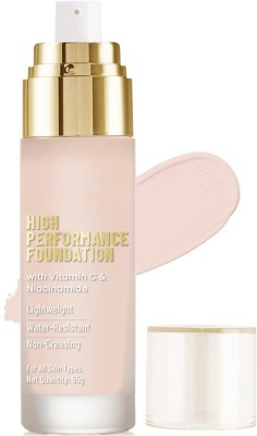 ELIIOUS Waterproof Lightweight, Natural Finish, High Performance  Foundation(White Ivory, 55 g)