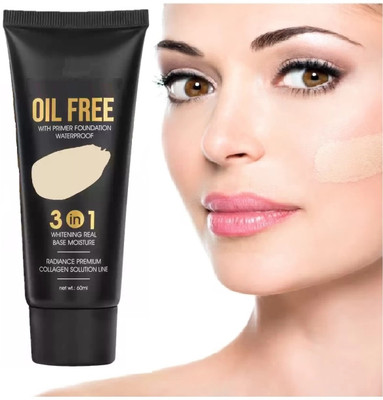 Arcanuy hd oil free full coverage matte 3 in 1 foundation Foundation(NATURAL, 60 ml)