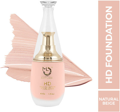 MATTLOOK High Definition Foundation FS-03-03 Natural Beige Foundation(03 Natural Beige, 45 g)