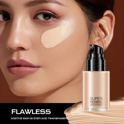 luzimaisa Matte Finish Foundation Oil-Control Waterproof & Sweatproof  Foundation(beige, 60 ml)