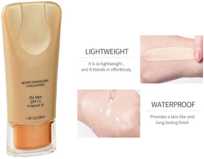 YAWI NEW BEST FOUNDATION FOR OILY FREE LONG LASTING FOUNDATION Foundation(IVORY, 30 ml)