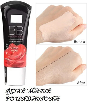 Deeparth Natural Rose BB Cream | Daily Use Blemish Balm for Bright & Glowing Skin Foundation(NATURAL, 38 ml)
