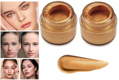 THTC Gold Liquid makeup foundation Pack of 2 Foundation(GOLD, 60 ml)