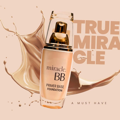 Emijun BB Primer Base  Foundation(BEIGE, 60 ml)